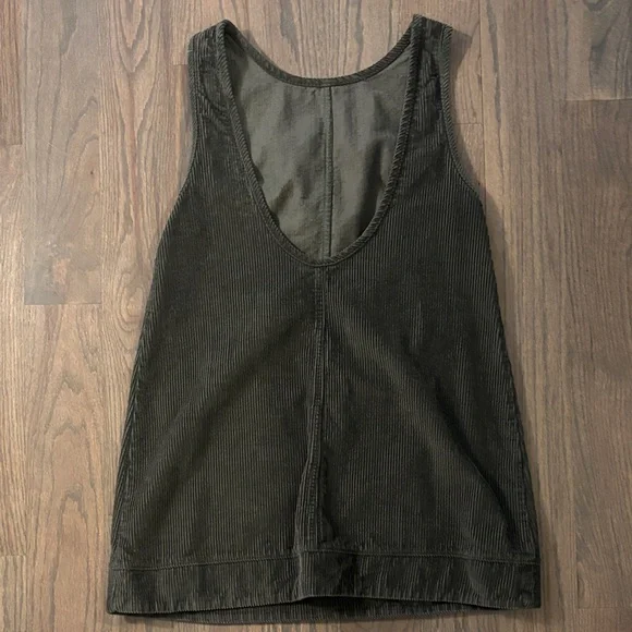 Fashion Women’s Corduroy Dress in Olive Green, Size Small - Picture 4 of 6